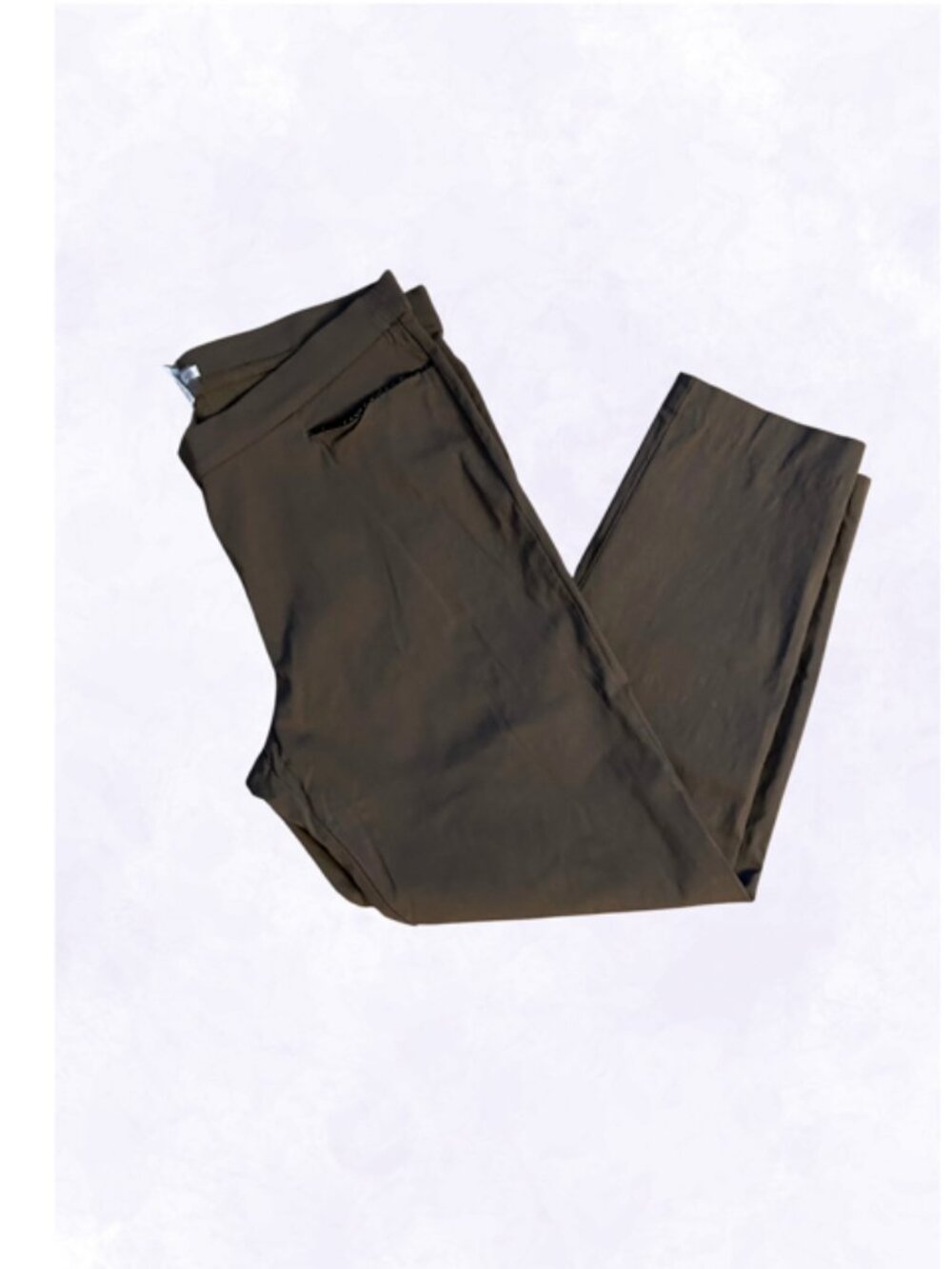 89Th & Madison Brown Pull-On Ankle Pant